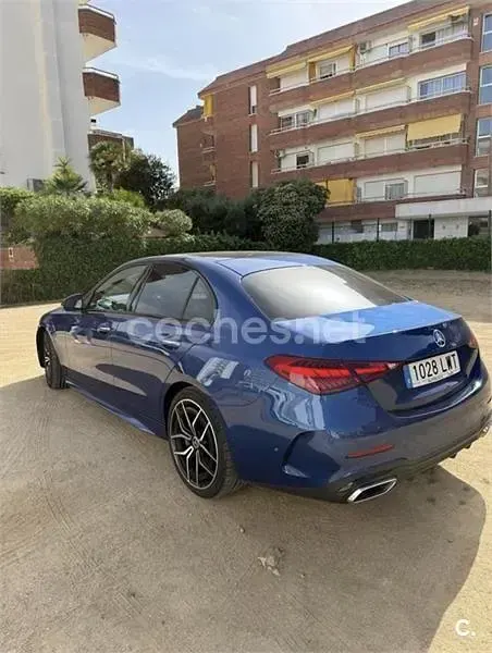 Usado Mercedes C200 184 CV (135 kW) 2022 Azul Berlina