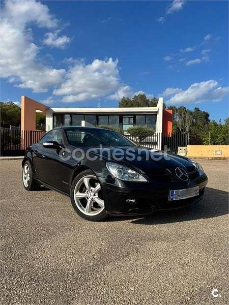 Negro Usado 2004 Mercedes SLK200 Descapotable | 9850 € (Precio justo) - Imagen 1/4