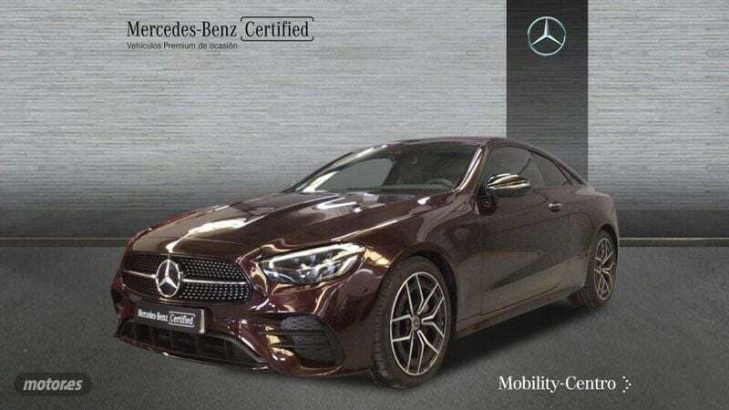 Rubellitred metallicpaint Usado 2023 Mercedes E220 AMG line Coupe | 55.500 € (Precio justo) - Imagen 1/4