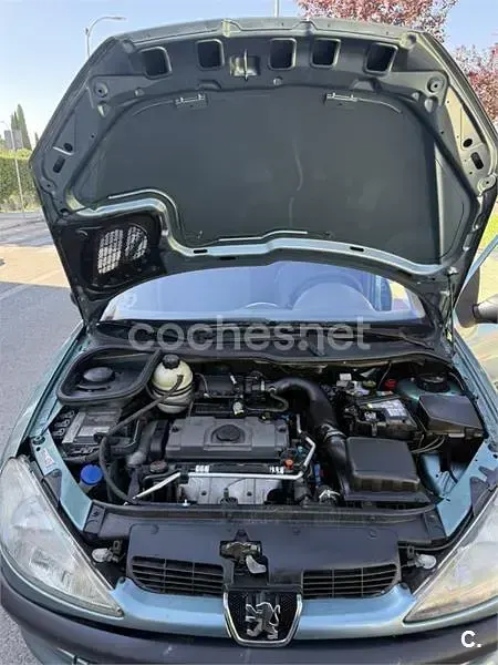 Usado Peugeot 206 75 CV (55 kW) 2001 Verde Berlina