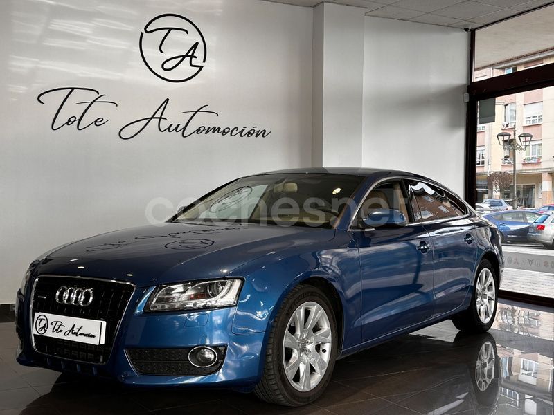 Azul Usado 2010 Audi A5 Sportback Berlina | 12.900 € (Precio justo) - Imagen 1/4