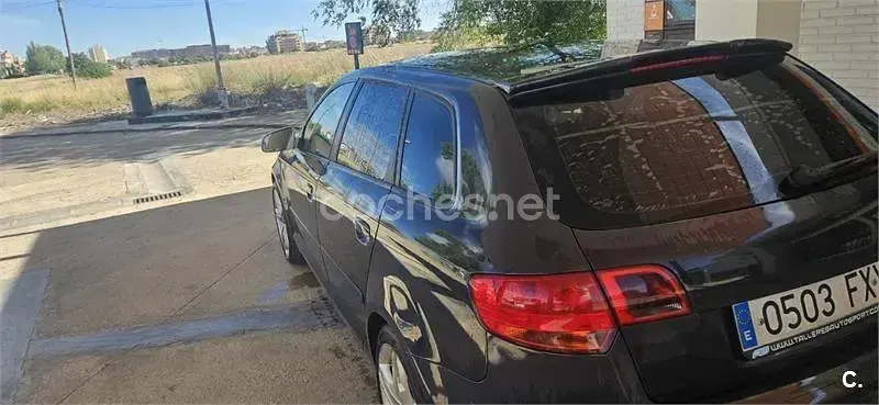 Usado Audi A3 Ambition 140 CV (102 kW) 2007 Negro Utilitario