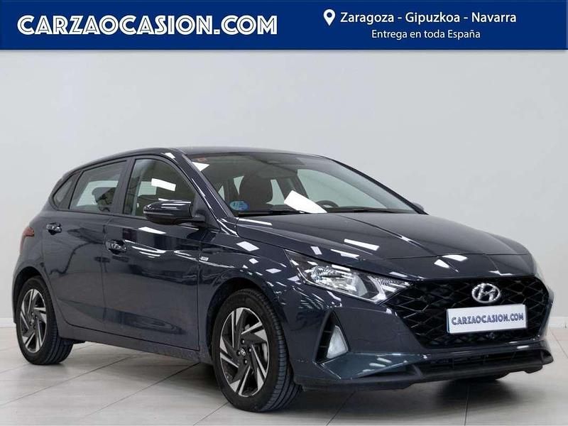Gris Usado 2021 Hyundai i20 Berlina | 14.500 € (Super precio) - Imagen 1/4
