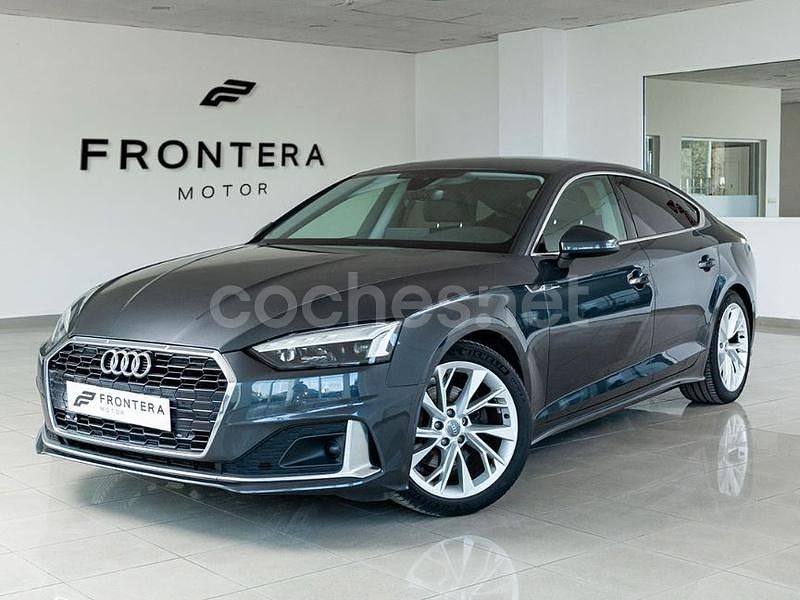Negro Usado 2021 Audi A5 Cabriolet S-Line Descapotable | 28.900 € - Imagen 1/4