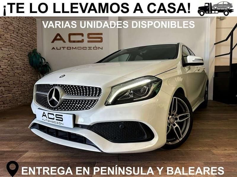 Usado Mercedes A200 AMG line 136 CV (100 kW) 2016 Blanco Utilitario