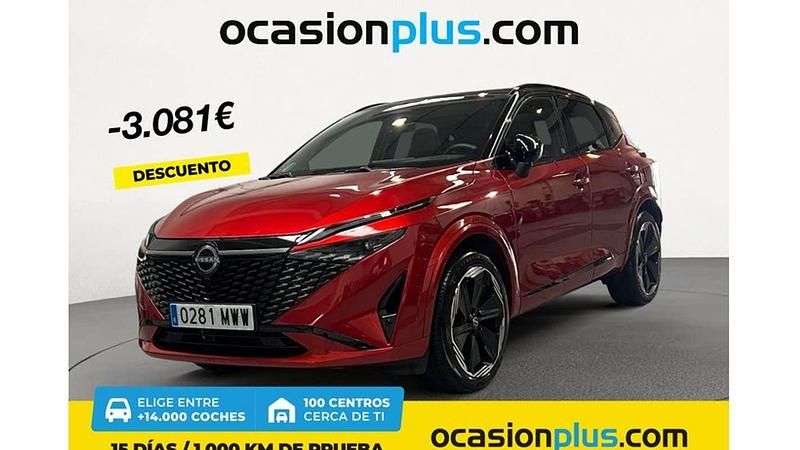 Rojo Usado 2024 Nissan Qashqai SUV | 30.173 € (Precio justo) - Imagen 1/4