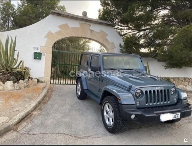 Usado Jeep Wrangler Sahara 200 CV (147 kW) 2015 Gris / plata SUV