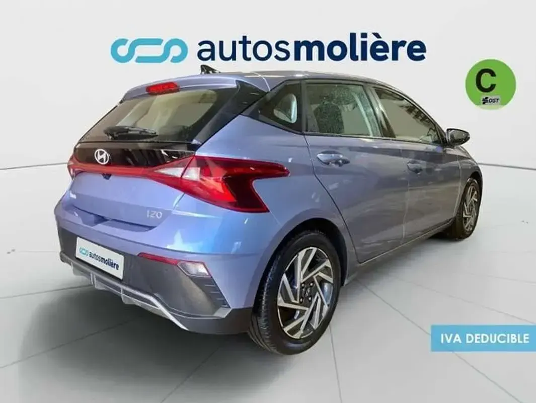Usado Hyundai i20 84 CV (61 kW) 2024 Azul Utilitario