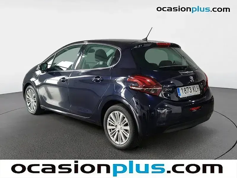 Usado Peugeot 208 Allure 110 CV (80 kW) 2018 Azul Utilitario