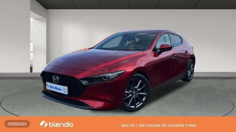 Rojo Usado 2024 Mazda 3 Exclusive-Line | 26.900 € (Un poco caro) - Imagen 1/4