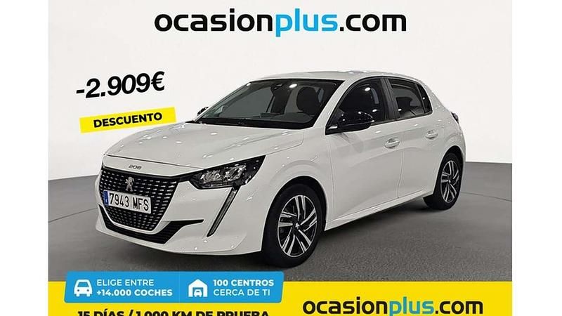 Blanco Usado 2023 Peugeot 208 Active Utilitario | 15.591 € (Buen precio) - Imagen 1/4