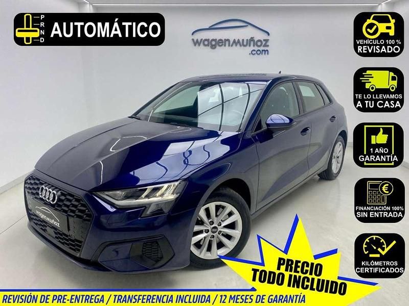 Azul Usado 2020 Audi A3 Sportback Utilitario | 23.400 € (Precio justo) - Imagen 1/4