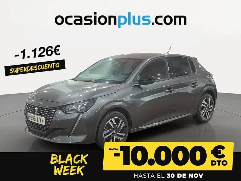 Gris Usado 2022 Peugeot 208 Allure Utilitario | 12.390 € (Precio justo) - Imagen 1/4