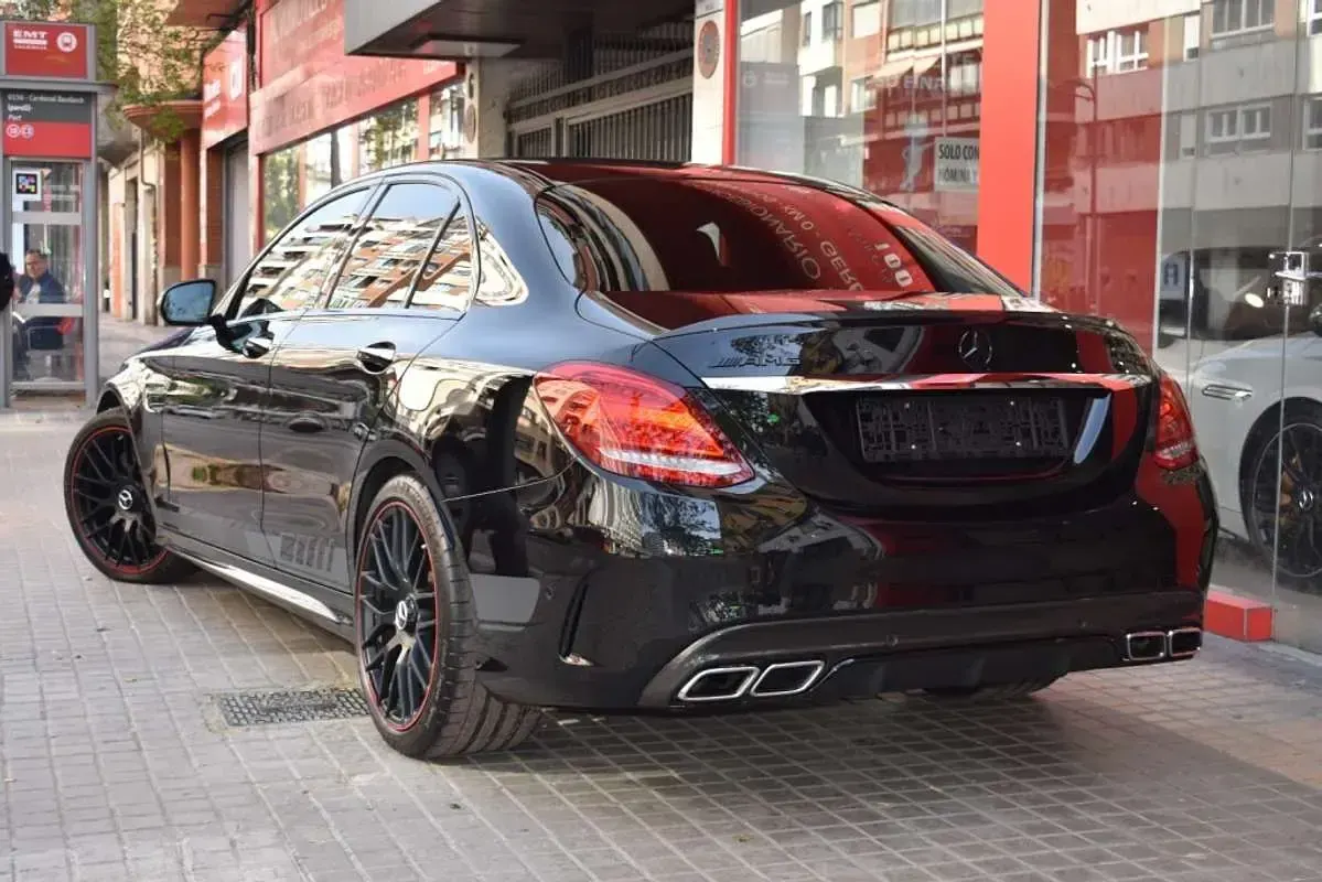 Usado Mercedes C63 AMG AMG 476 CV (350 kW) 2017 Negro Berlina