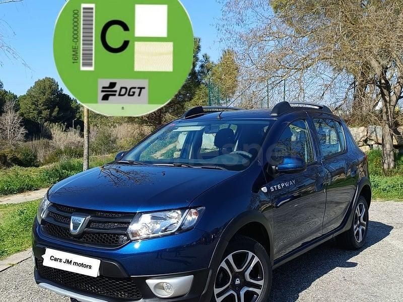 Usado Dacia Sandero Stepway 90 CV (66 kW) 2016 Azul Berlina