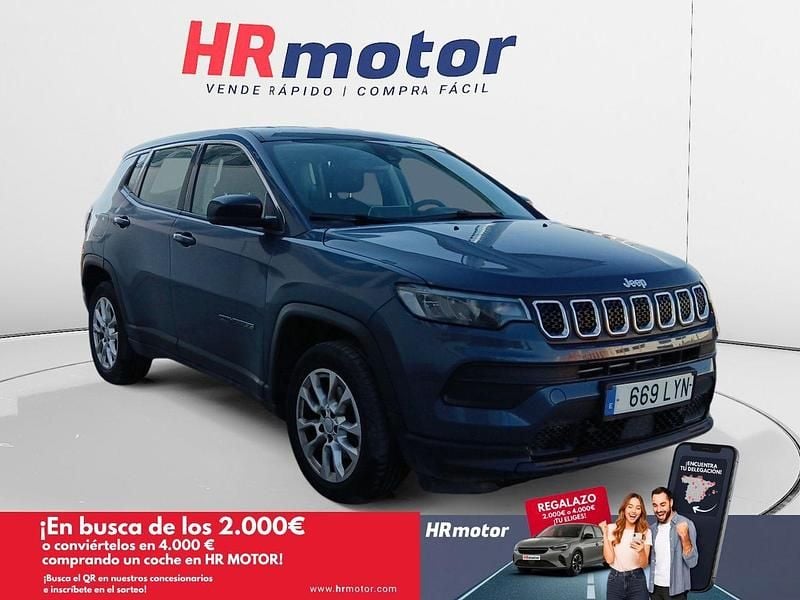 Azul Usado 2022 Jeep Compass Longitude SUV | 18.590 € (Precio justo) - Imagen 1/4