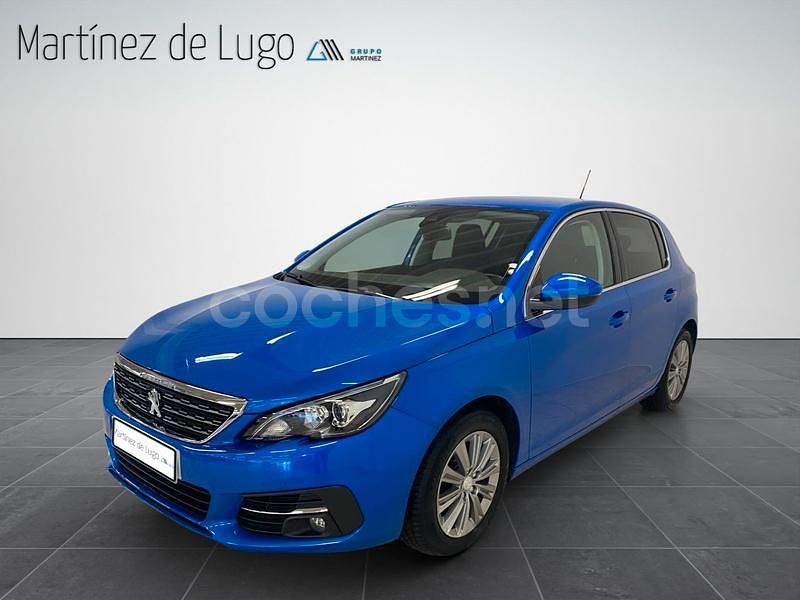 Azul Usado 2021 Peugeot 308 Allure Berlina | 19.500 € (Un poco caro) - Imagen 1/4