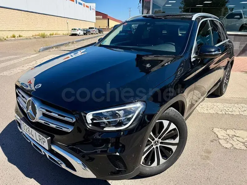 Usado Mercedes GLC220 194 CV (142 kW) 2021 Negro SUV