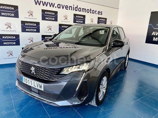 Azul Usado 2021 Peugeot 3008 Active SUV | 19.500 € (Precio justo) - Imagen 1/4