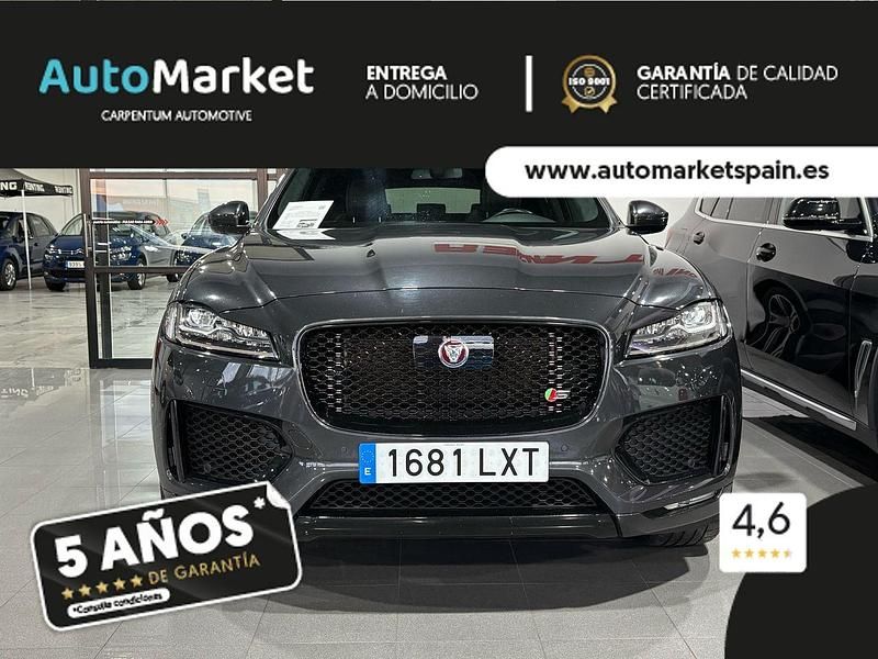 Usado Jaguar F-Pace R-Sport 300 CV (220 kW) 2018 Gris / plata SUV