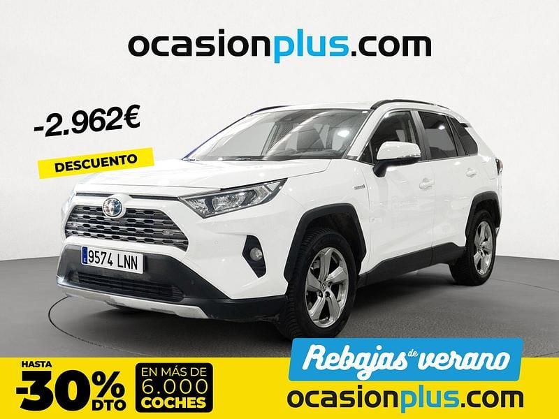 Blanco Usado 2021 Toyota RAV4 Hybrid Advance SUV | 32.590 € (Precio justo) - Imagen 1/4