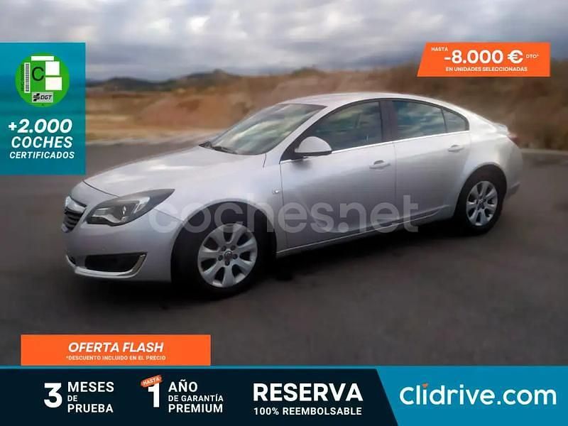 Gris / plata Usado 2017 Opel Insignia Selective Familiar | 8390 € (Precio justo) - Imagen 1/3