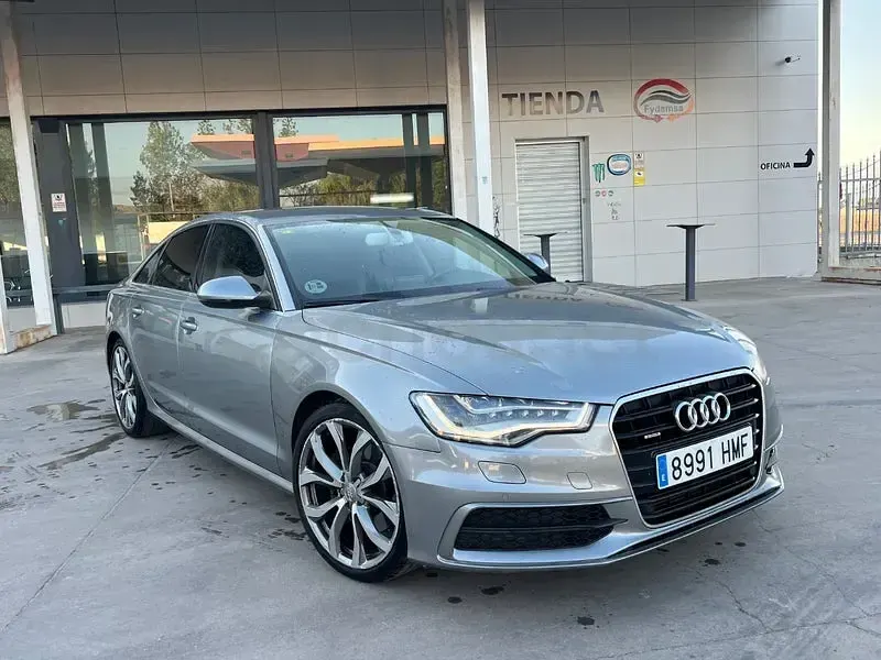 Usado Audi A6 S-Line 245 CV (180 kW) 2014 Gris / plata Berlina