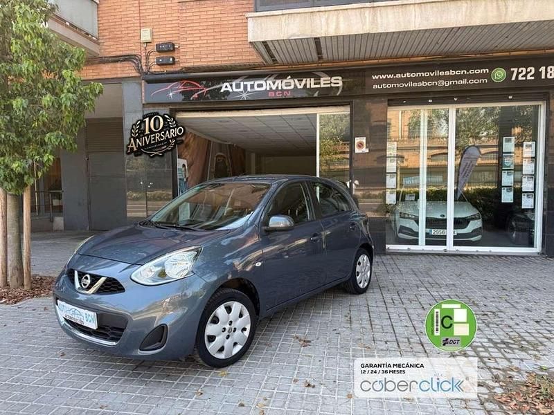 Gris / plata Usado 2014 Nissan Micra Acenta Utilitario | 6990 € (Precio justo) - Imagen 1/4
