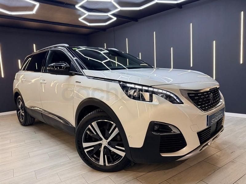 Usado Peugeot 5008 GT-line 130 CV (95 kW) 2020 Blanco SUV