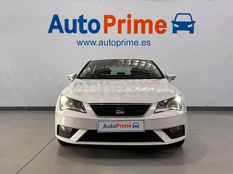 Usado Seat Leon Reference 115 CV (84 kW) 2018 Blanco Berlina