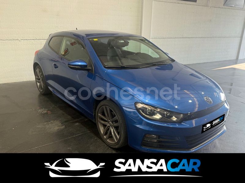 Azul Usado 2015 VW Scirocco R-line Coupe | 12.999 € (Precio justo) - Imagen 1/4