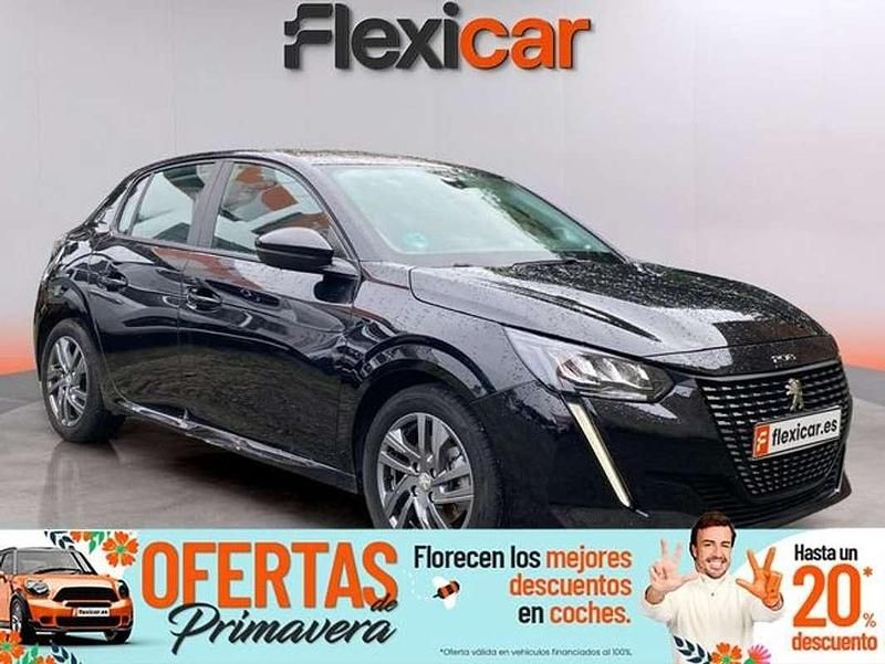 Usado Peugeot 208 Active 102 CV (75 kW) 2021 Negro Utilitario