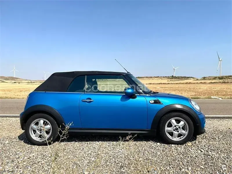 Usado Mini One Cabriolet 98 CV (72 kW) 2011 Azul Descapotable