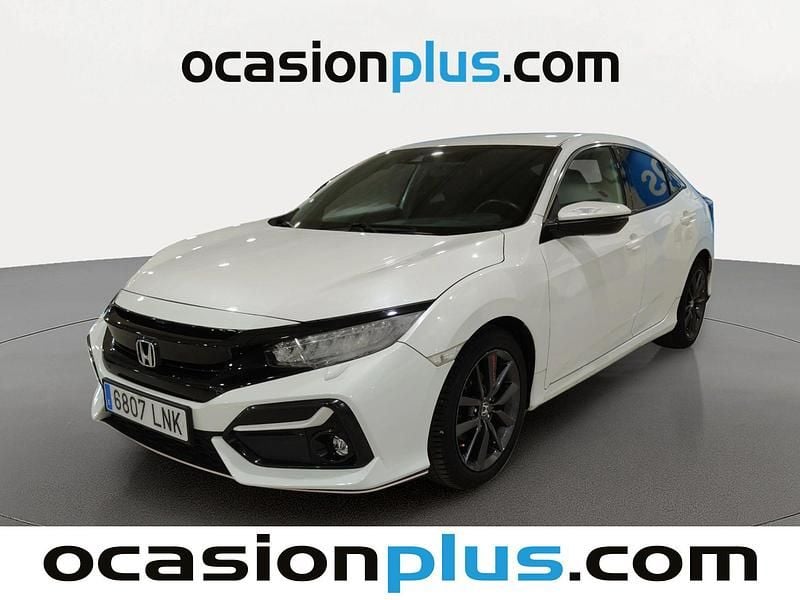 Blanco Usado 2021 Honda Civic Elegance Utilitario | 20.710 € (Precio justo) - Imagen 1/4