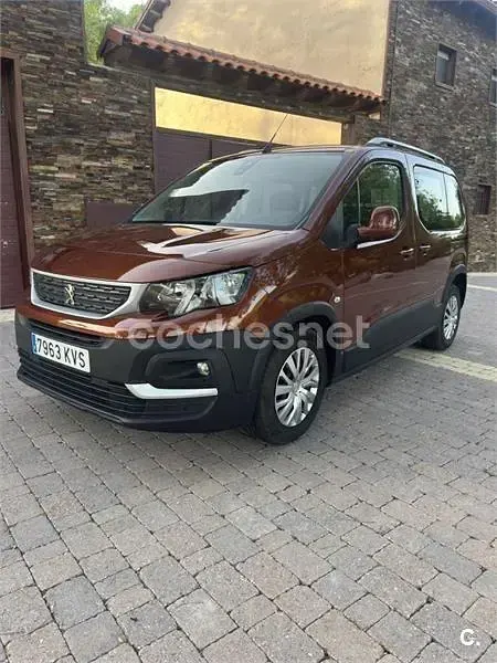 Usado Peugeot Rifter Active 110 CV (80 kW) 2019 Marrón Monovolumen