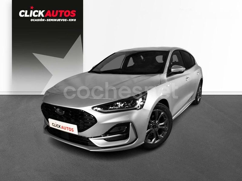Gris / plata Usado 2024 Ford Focus ST-Line Berlina | 23.500 € (Precio justo) - Imagen 1/4