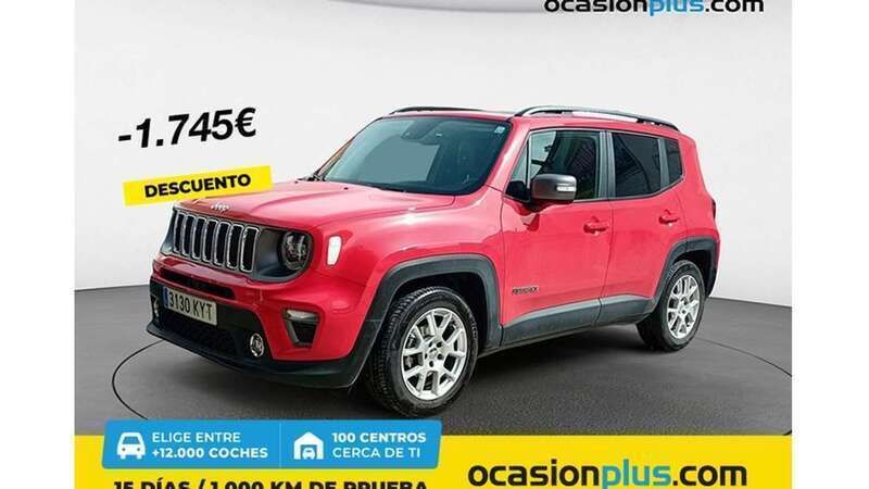 Rojo Usado 2019 Jeep Compass Limited SUV | 17.264 € (Buen precio) - Imagen 1/4