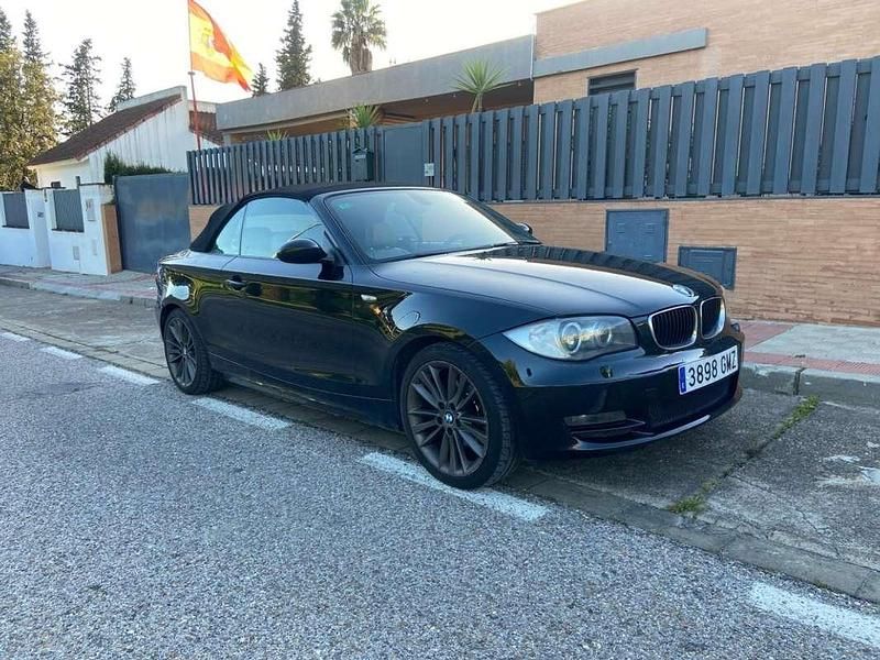 Usado BMW 120 Cabriolet 177 CV (130 kW) 2009 Negro Descapotable