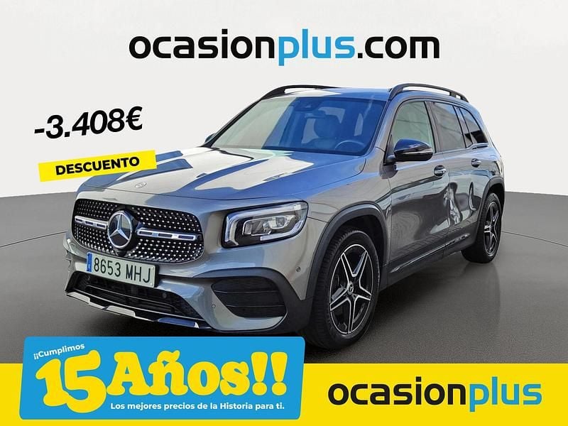 Gris Usado 2023 Mercedes GLB200 SUV | 37.490 € (Precio justo) - Imagen 1/4
