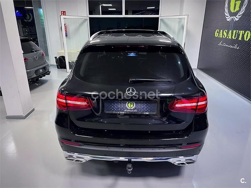 Usado Mercedes GLC220 170 CV (125 kW) 2018 Negro SUV