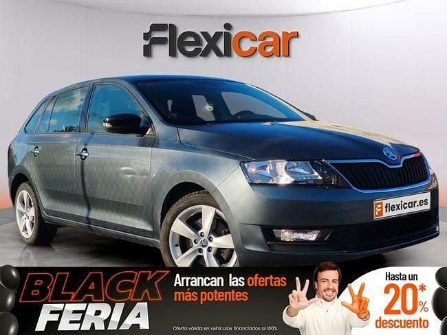 Gris Usado 2018 Skoda Rapid Ambition Berlina | 11.990 € (Precio justo) - Imagen 1/4