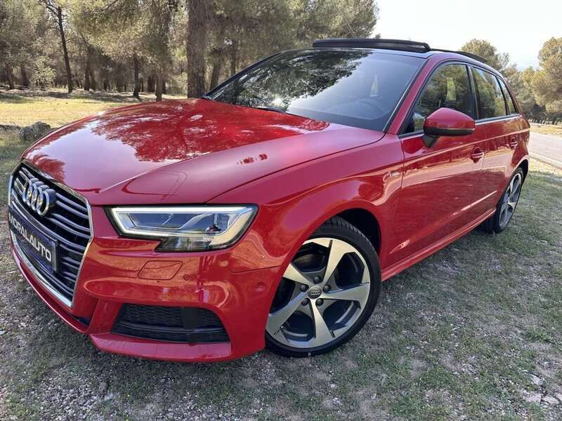 Rojo Usado 2019 Audi A3 Sportback S-Line Utilitario | 21.850 € (Caro) - Imagen 1/4
