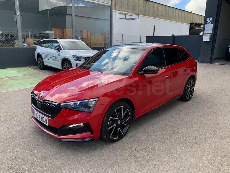 Usado Skoda Scala Monte Carlo 150 CV (110 kW) 2022 Rojo Utilitario