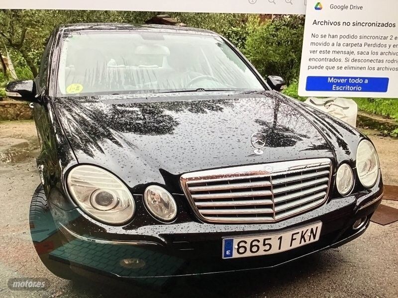 Negro Usado 2007 Mercedes E280 Berlina | 8500 € (Un poco caro) - Imagen 1/1