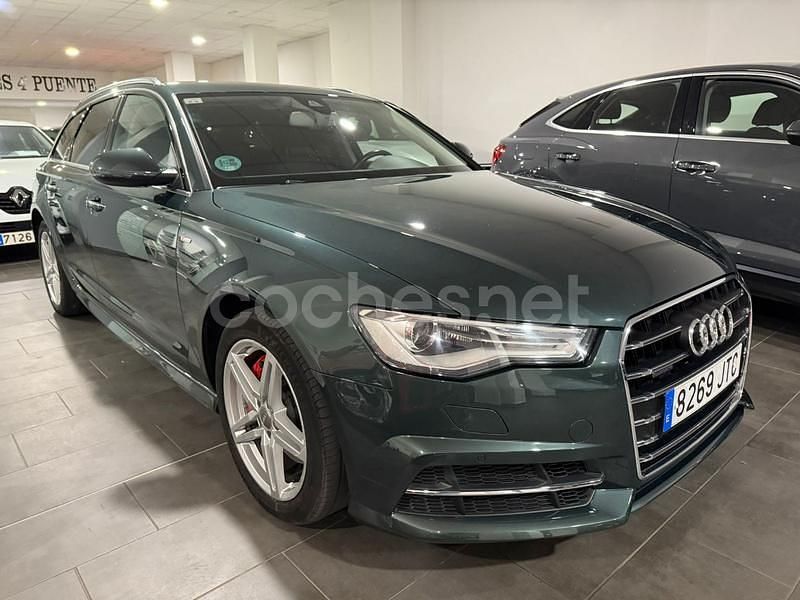 Usado Audi A6 S-Line 272 CV (200 kW) 2016 Verde Familiar