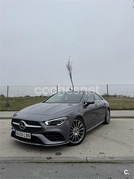 Usado Mercedes CLA200 163 CV (119 kW) 2019 Gris / plata Berlina