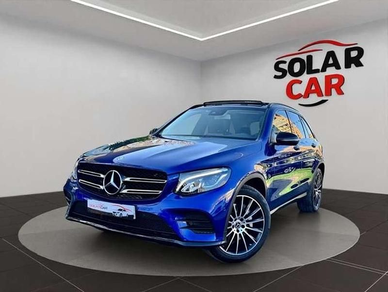 Usado Mercedes GLC250 211 CV (155 kW) 2018 Azul SUV