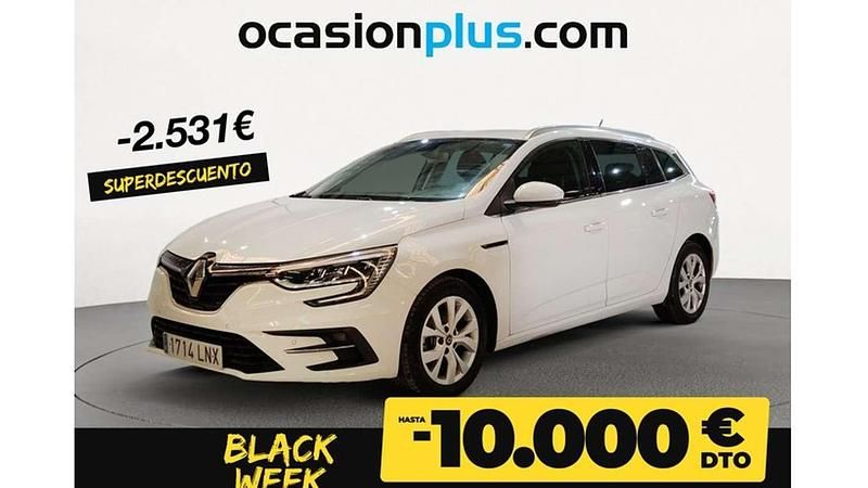 Blanco Usado 2021 Renault Mégane GrandTour Intens Familiar | 13.819 € (Super precio) - Imagen 1/4