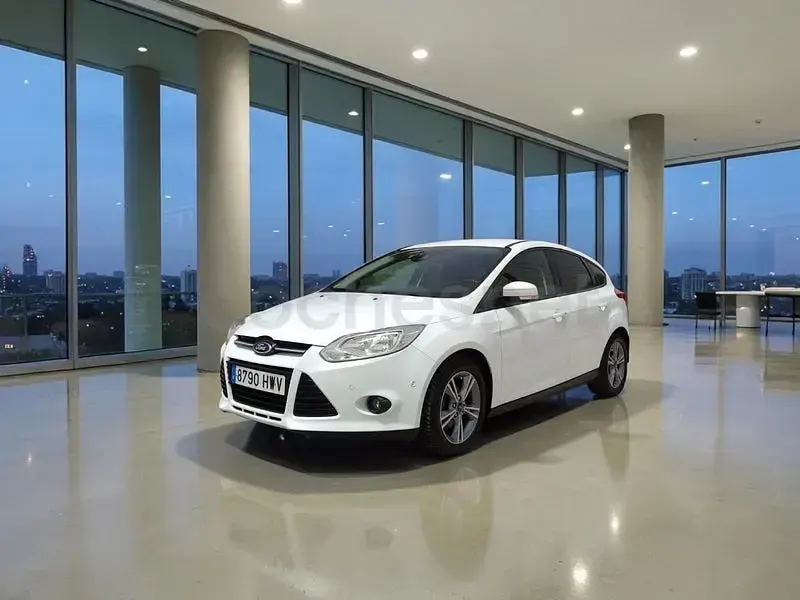 Usado Ford Focus S 125 CV (91 kW) 2014 Blanco Berlina