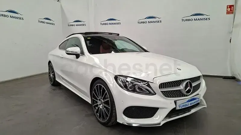 Usado Mercedes C220 170 CV (125 kW) 2017 Blanco Coupe